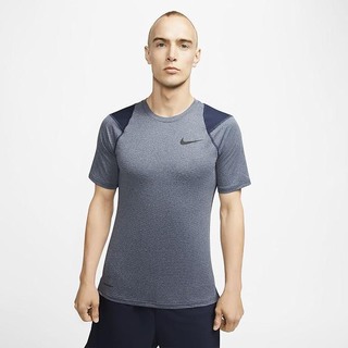 Top Nike Pro Maneca Scurta Barbati Obsidienne Negrii | ZPJW-58791